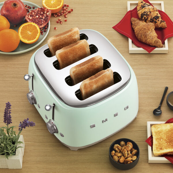 4 Slice Toaster | Pastel Green