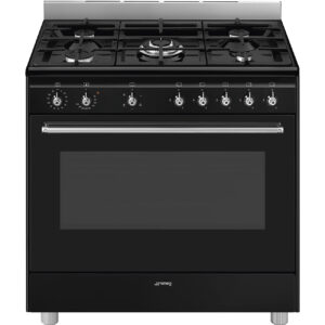Cooker with Gas Hob | Black